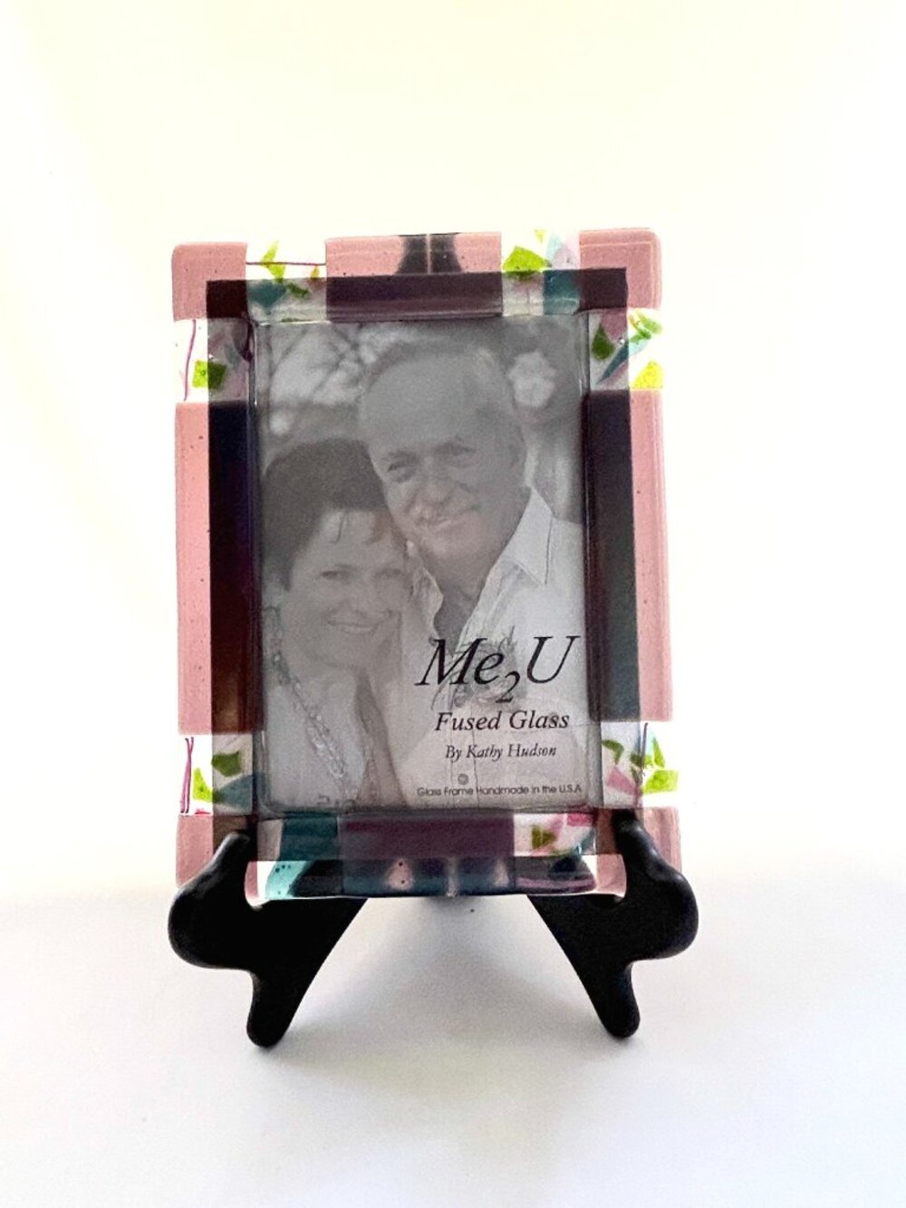 PKathy Hudson Fused Glass Picture Frame New In Box